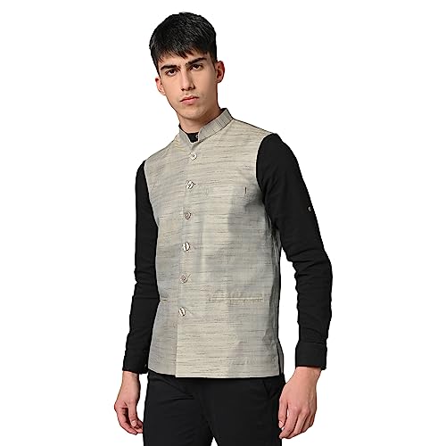 Image of Vastraa Fusion Men's Export-Quality Indian Traditional Nehru Jacket /Waistcoat