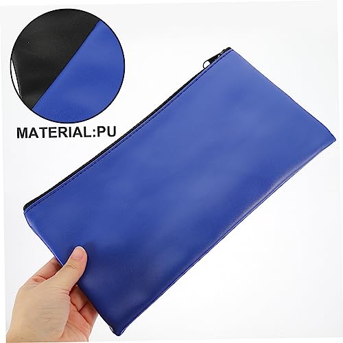 2Pcs Zippered Money Bag Portable Travel Pouch for Cash Cosmetics Toiletries Durable Multifunctional Storage3