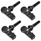 Set of 4 TPMS Tire Pressure Sensors 433MHz Compatible with Chrysler 300 Town & Country Challenger Ram1500 2500 Jeep Grand Cherokee Wrangler Replaces# 56029398AB 56029398AA (4 PCS)