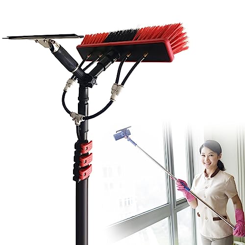 Brosse de nettoyage vitres télescopique pour laver les vitres de véranda sans effort