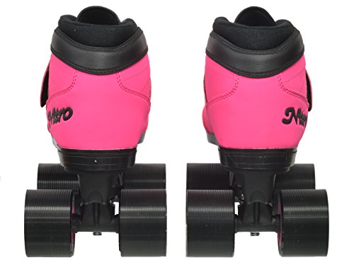 Image of Epic Skates 2016 Epic Nitro Turbo 1 Indoor /Outdoor Quad Speed Roller Skates, Pink