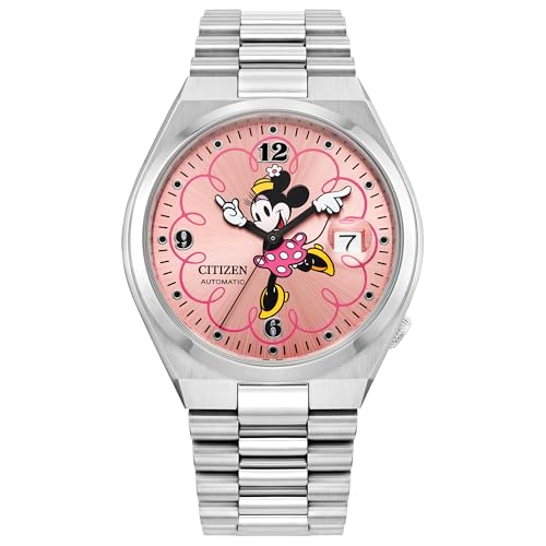 Montre automatique Citizen Tsuyosa Minnie Mouse rose, le cadeau idéal en acier