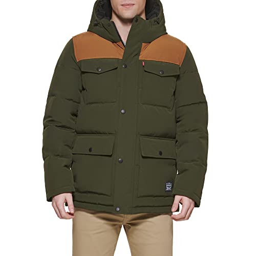Levi's Men's Arctic Cloth Quilted Lined Performance Parka