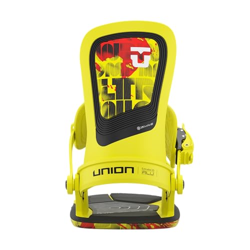 Union Ultra Men\'s Snowboard Bindings, Hype Yellow, Medium - Thumbnail 2
