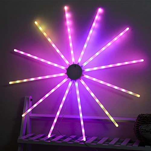 Décoration de Noël multicolore 3D télécommandée avec alimentation USB