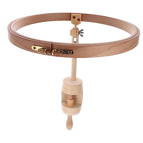 Gogogmee Embroidery Stand Wooden Rack Hoop Frame Holder Stable Stitching Surface