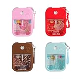 YHAYHO Eau de Parfum Set, Mini Portable Hanging Perfume Spray - Ice Cream Cone, Fresh, Chocolate, Sweet Fragrance