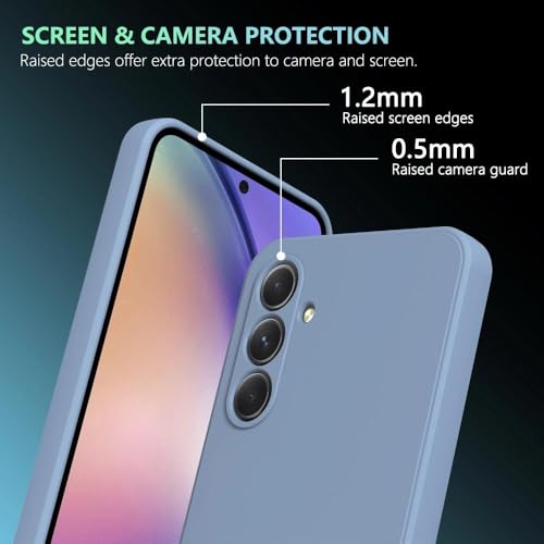 ULXITEYU Soft TPU Slim Case for Samsung Galaxy S24 FE, Lightweight, Snug Fit, Drop-Resistant, Shock-Absorbent, Scratch-Resistant, Grass Gray - image 5