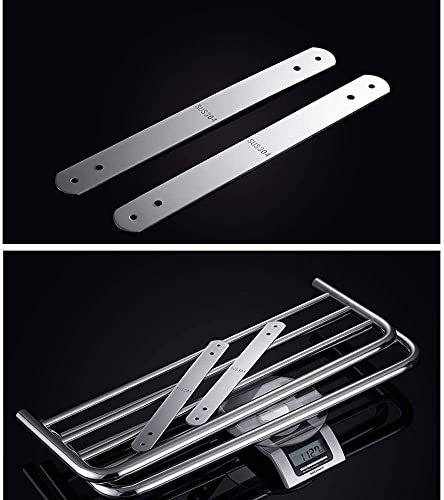 Rack en acier inoxydable de 47,5 cm avec étagère murale de bain - 4