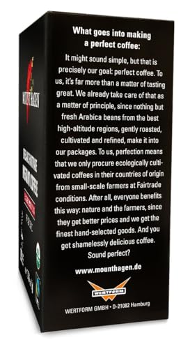 Mount Hagen 25 Count Single Serve Instant Coffee Packets | Organic Medium Roast Arabica Beans | Eco-friendly, Fair-Trade [25 sticks/1.76oz/50g] - Thumbnail 6
