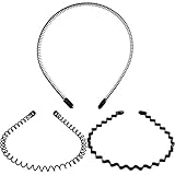Ocasiones aplicables: diademas onduladas de metal con estilo unisex y simple, fáciles de combinar y prácticas no solo para actividades al aire libre como correr, escalar, caminar, maratones, fútbol, baloncesto, etc., sino también para usar diariamente mientras se lava la cara, maquillaje, haciendo tareas domésticas, etc.