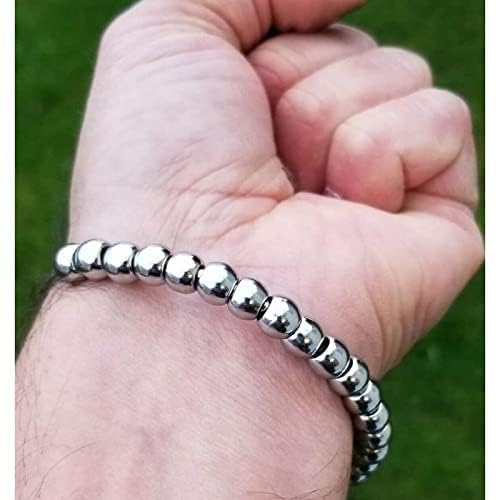 Sikh Religious Simran Beads Kada For Men & Women Silver (2-8)4