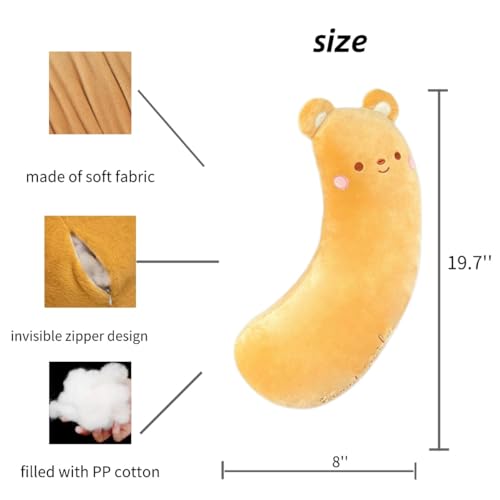 Image of Cute Cartoon Seatbelt Pillow for Kids Travel Seatbelt Cover and Cushion Pillow Plush Cartoon Pillow (Brown Bear), CAP001