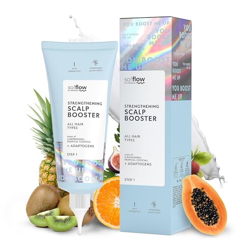 So!Flow Fortificador de Cuero Cabelludo con Biotina y Aloe - Eleva tu Rutina de Cuidado Capilar con Nuestro Potenciador Fortalecedor para Raíces y Cabello Saludables y Resistentes
