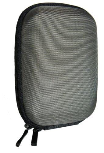 equipster Hartschalentasche grau kompatibel zu Panasonic Lumix TZ202 und TZ 202 D Cover