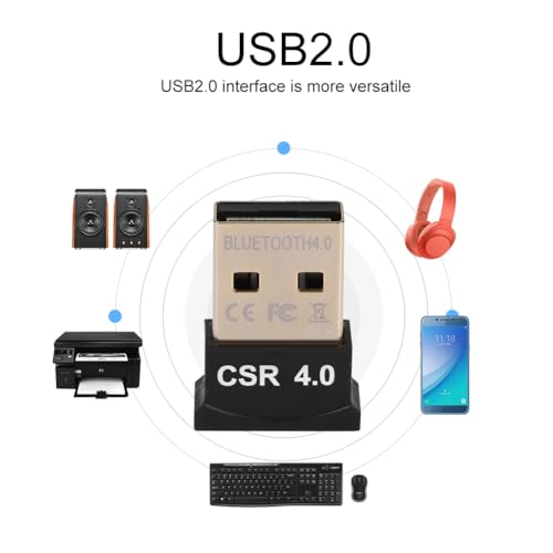 Qiilu QIILUC3KPQE10DF Bluetooth Network Adapters Bluetooth Adapter Csr4.0 Mini Usb Bluetooth Adapter Wiress Dongles Receiver thumb #2