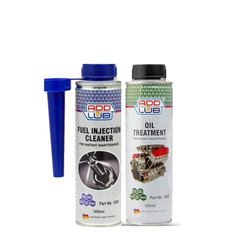 Image of ADD LUB Petrol Engine Care Combo - Engine Oil Treatment & Petrol Additive | Boost Performance, Clean Injectors & Reduce Engine Noise (300ml Each)