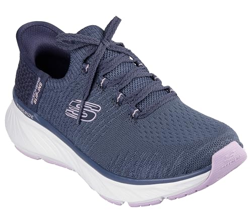 Skechers Women's Hands Free Slip-ins Edgeride Sneaker, Navy, 11 US