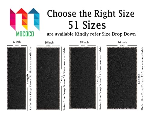 Image of MOCOCO Premium Vinyl Privacy Frosted Black Glass Film (12x240 Inch) - Self-Adhesive Window Sticker Blackout Sheet Tint Wallpaper for Heat UV Blocking Window Blind Sun Protection. Sparkle Black