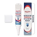 ZippySolve Tile Grout, Repair Kit, Restore & Renew Tile Joints Line, Fast Drying Grout Paint Squeeze Tube for Bathroom Shower Kitchen Floor, Waterproof (8.8 oz, White)
