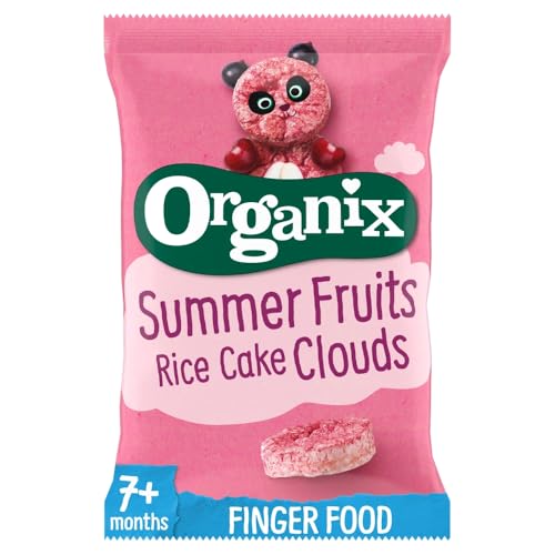 Organix Summer Fruits Rice Cake Clouds, 40g - Image 3