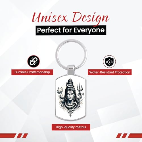 Image of Stylish Metal Keychains with Permanent Glossy Print - Inspirational Quotes & Spiritual Designs - Perfect Key chains for loved ones, Personal Use, Gifts & Return Gifts