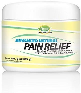 Natural Pain Relief Cream with Arnica. Fast Acting and Soothing Relief for Muscle Aches, Joint Pain, Pain in Feet, Hands and Legs. 3 Oz
