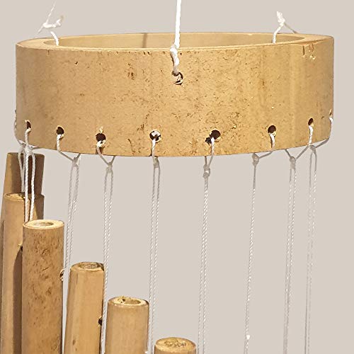 VIE Naturals Tubular Bamboo Wind Chimes, 35cm - Image 6