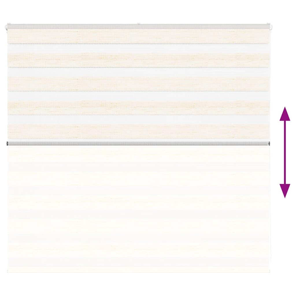 Store Zebre Beige Marbre Tissu 155,9 cm Polyester