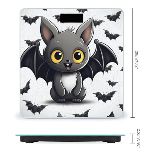 Báscula de baño digital de vidrio templado miniatura 2