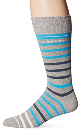 BOSS HUGO Men's RS Design Striped Crew Socks