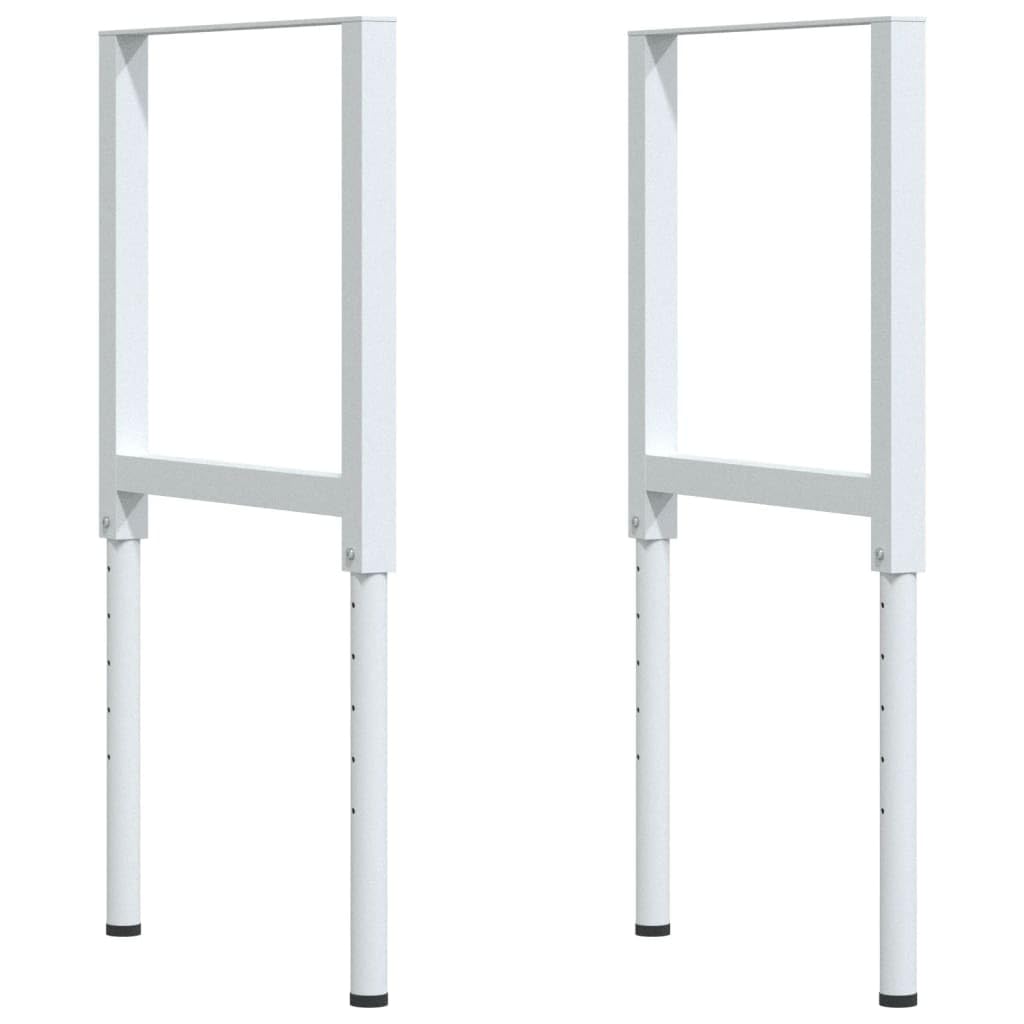 Banco de trabajo de madera maciza de acacia con estructura de metal pulverizada regulable en altura, 80 x 60 x (73-99,5) cm, mesa de trabajo rectangular para taller, garaje, sala de ocio con