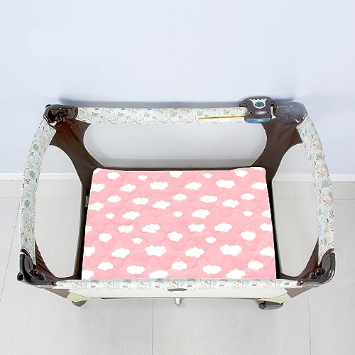 Image of Pack and Play Mattress Protector Sheets, Waterproof Mattress Pad Cover
