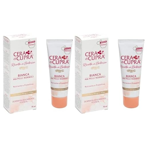 Cera di Cupra Receta de Belleza Crema en Tubo Blanco 75 ml (Paquete de 2)