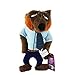 Zidao Jouets en Peluche, Jouets de cinéma Autour de New Hôtel Transylvanie Loup-Garou Homme en Peluche poupée en Peluche Jouets Cadeaux poupée de Collection Enfants,Marron