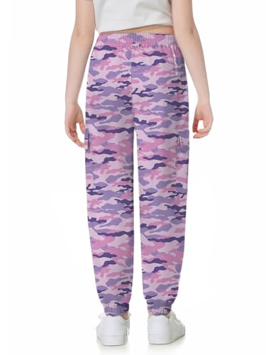 Image of SANGTREE Girls & Womens Printing Cargo Jogger Pants,6 Years - Women 2XL