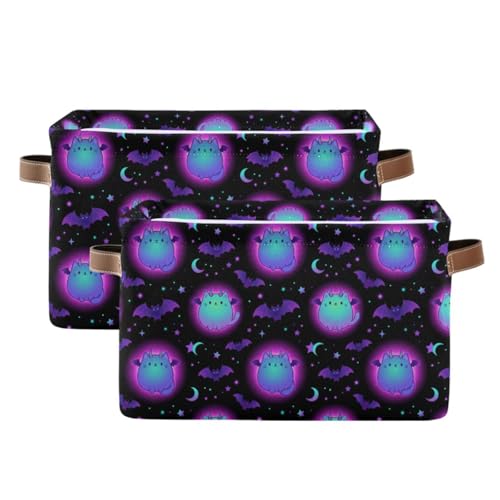 Panier de rangement pliable KLL bac imperméable chat magique avec poignée