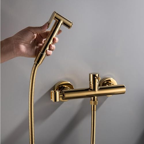 Ducha de bidé para baño negro mate ideal para limpiar pañales 3
