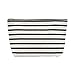 Produktbild House Doctor Kulturtasche, Stripes, Schwarz/Weiß, l: 32 cm, b: 8 cm, h: 20 cm, Baumwolle, Leder