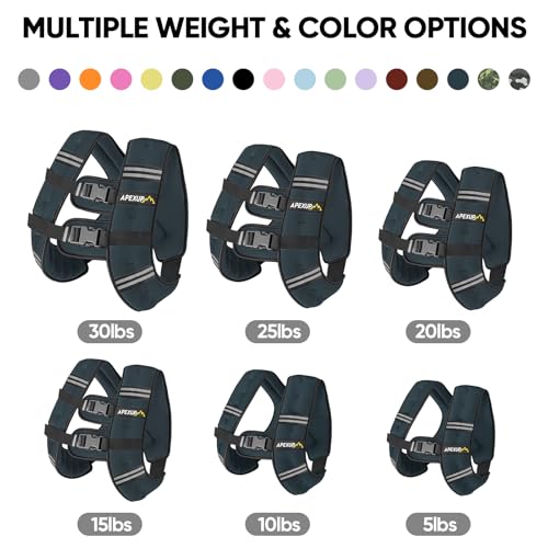 Image of APEXUP Weighted Vest Men Women, Weight Vest for Women Workout Equipment for Strength Training Running
