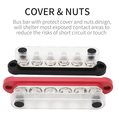 Bloc de distribution d'alimentation 150A avec couvercle pour sécuriser vos circuits - 5