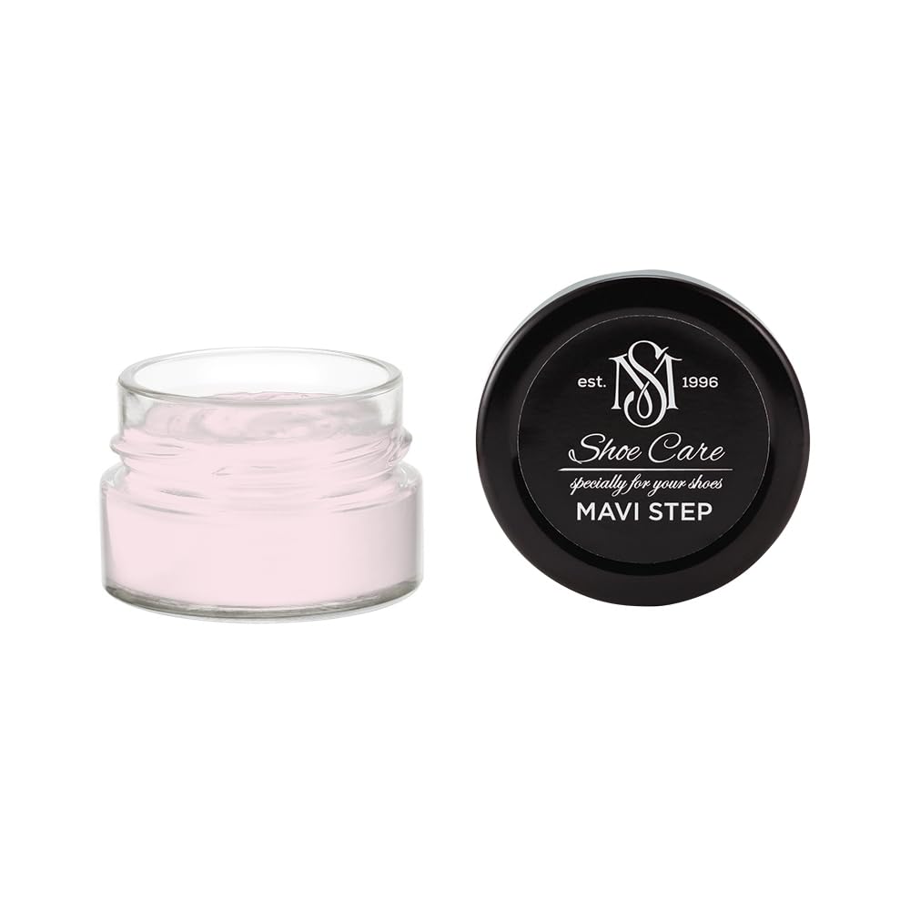 Crème de cirage MAVI STEP Brume Mauve pour soin du cuir lisse 50 ml