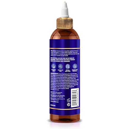 Difeel Biotin Pro Growth Premium Hair Oil 8 oz. - Infused with Fortifying Biotin for Healthy Hair Growth