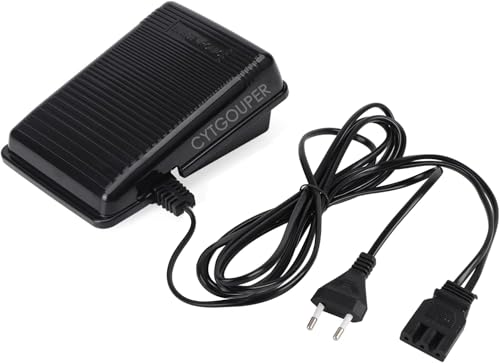 CYTGOUPER Fußpedal Nähmaschine, Langlebige Ersatzteile für Nähmaschine Zubehör, Fußpedal Controller für Nähmaschine, Elektronische Fußpedal Controller (EU Plug 220V)