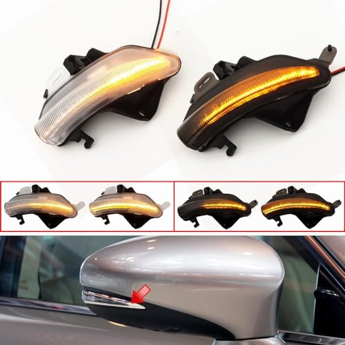 Intermitentes dinámicos LED para retrovisor de Lexus IS250 IS300 CT200H 3