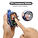 TXEsign MP3 Player Case Carry Bag Compatible with SanDisk Clip Jam/Clip Sport Plus/Clip Sport Go/Clip Sport MP3 Player Travel Carrying Case Bag Organizer with Clear Window for Clip MP3 Player (Blue)