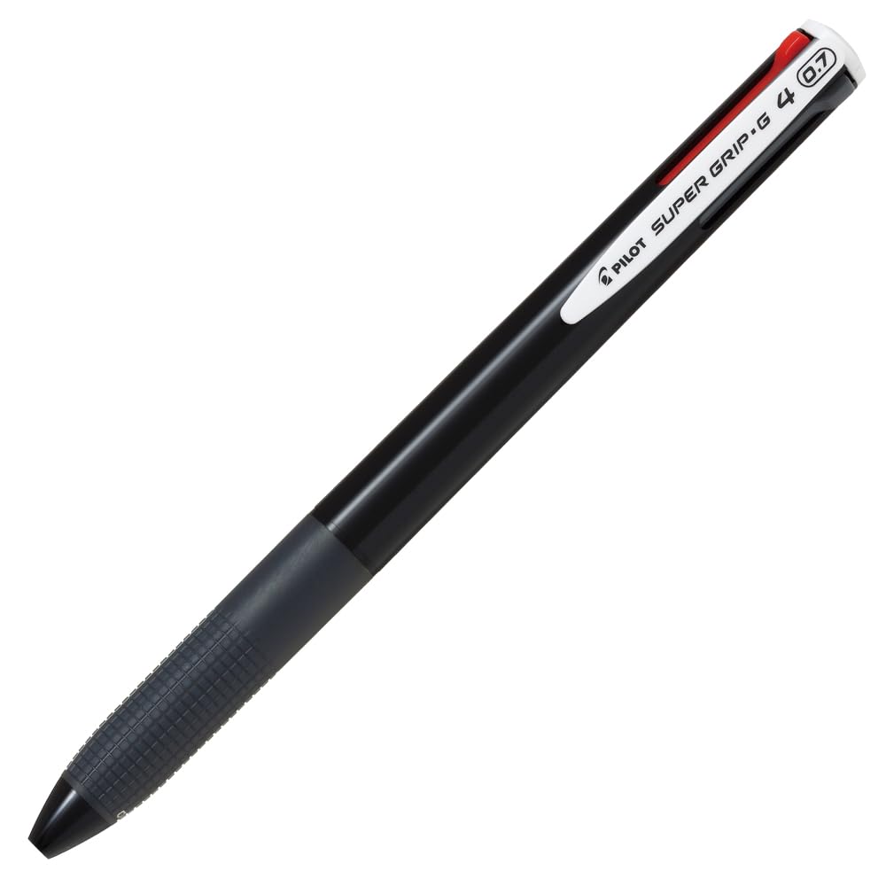 Amazon | PILOT 多色ペン スーパーグリップG4 油性インク 0.7mm(黒・赤
