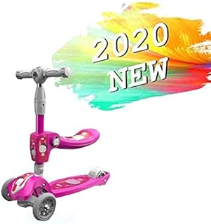 Scooters for Kids Scooters for Adults Adjustable Height Children Kick Scooter Lightweight Easy Folding 3 cm flashing off-road wheel 3 steps height adjustment 61.5cm~78.5cm maximum load-bearing 50kg Wi