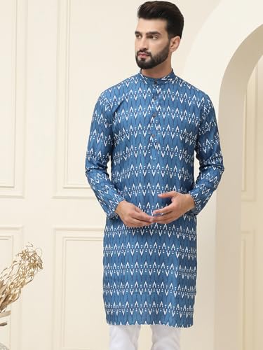 Image of SOJANYA (Since 1958 Men's Exquisite Silk Blend Kurta Elevate Your Festive Look-Crafted for Excellence