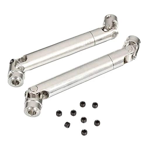 For CX10 del 1:10 RC Coche 2pcs 90-115mm Acero en el Centro Universal Drive Shaft Piezas de Coche RC Cover